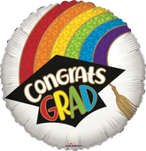 Congrats GRAD arcoiris colores